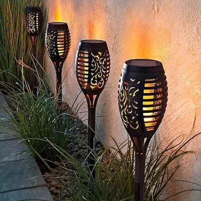 Antorcha Solar Efecto Fuego 58 cm — 3