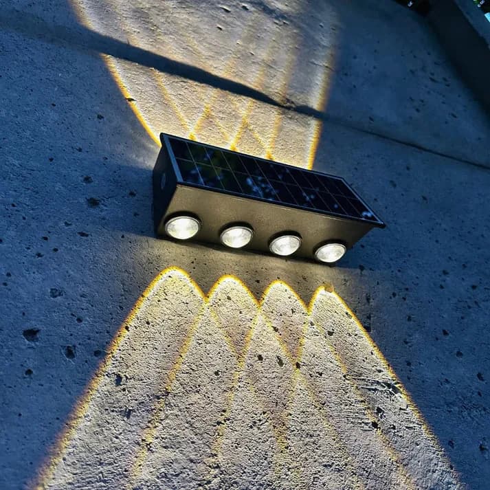 Aplique Solar 8 Luces — 8