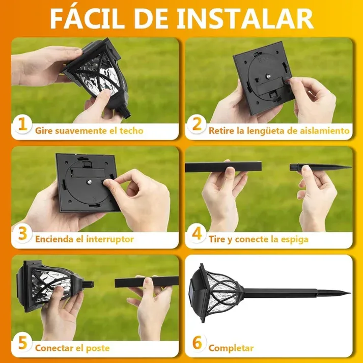 Faroles Solares 44 cm x 2 Unidades — foto 7