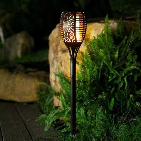Antorcha Solar Efecto Fuego 58 cm