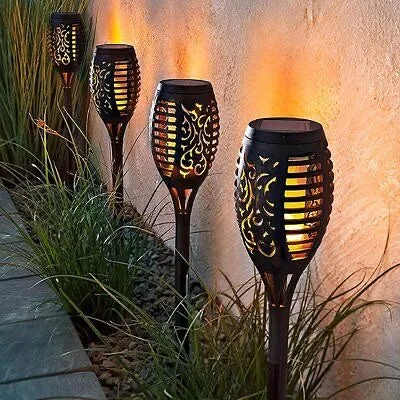 Antorcha Solar Efecto Fuego 58 cm