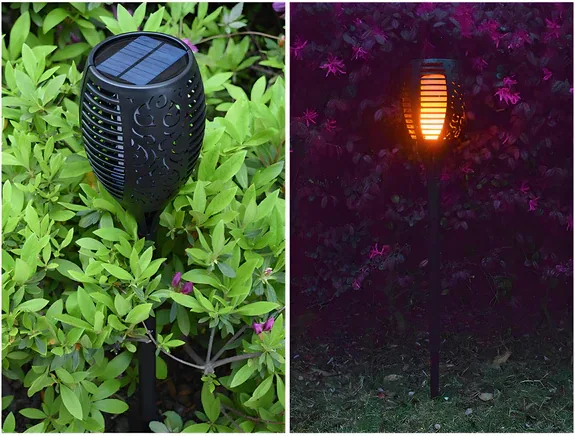 Antorcha Solar Efecto Fuego 58 cm