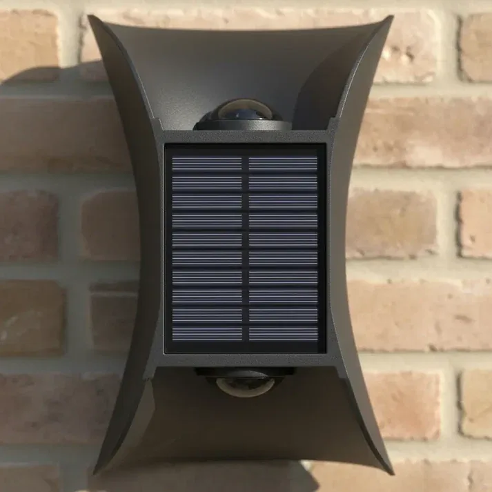 Aplique Solar 2 Luces Bidireccional