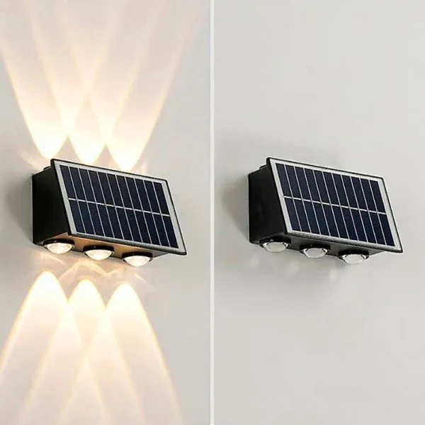 Aplique Solar 6 Luces