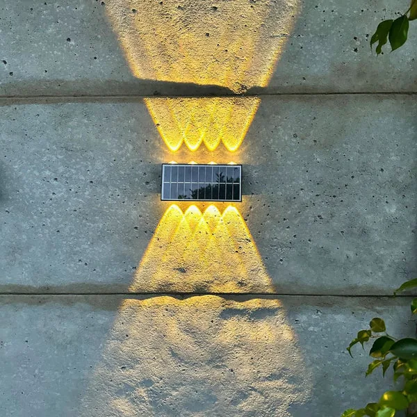 Aplique Solar 8 Luces