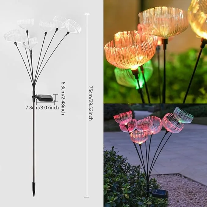 Flor Medusa Solar RGB