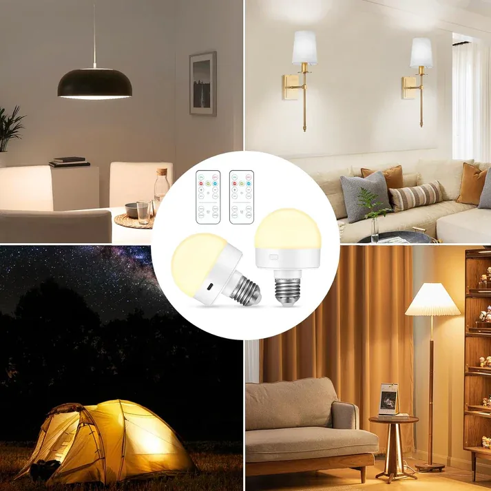 Foco LED Recargable 10W con Control Remoto