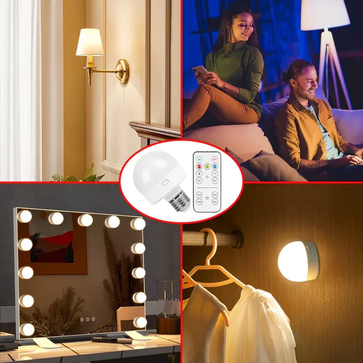Foco LED Recargable 10W con Control Remoto